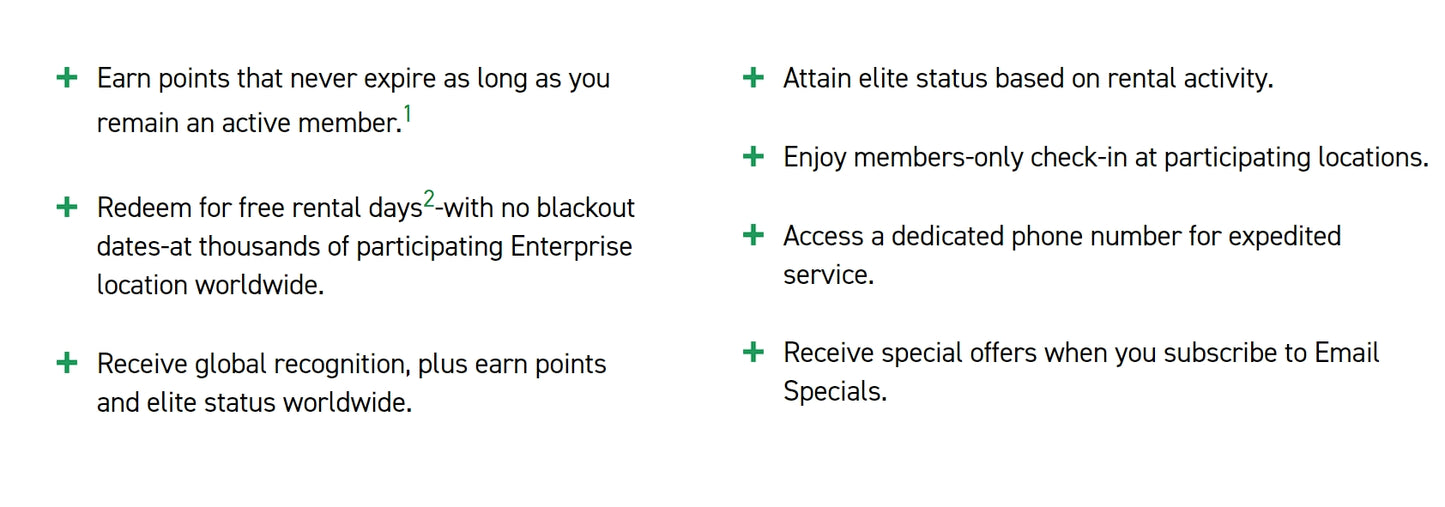 Enterprise Car Platinum Upgrade