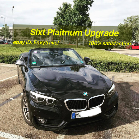 Sixt Rental Plaitnum Direct Upgrade
